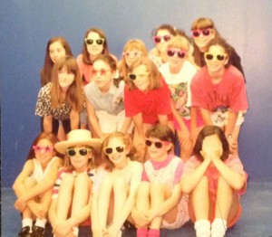 My 6th grade birthday party at SuperStarsStudios in Bethesda.  Oh I have the video for this.  Aaron hasn't seen it yet. 