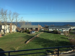 My aunt still lives on my great-grandmother's property overlooking the ocean (we just visited her last week before the Boston Marathon)